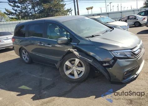2019 Honda Odyssey Exl z USA, uszkodzony, nr VIN 5FNRL6H77KB075995